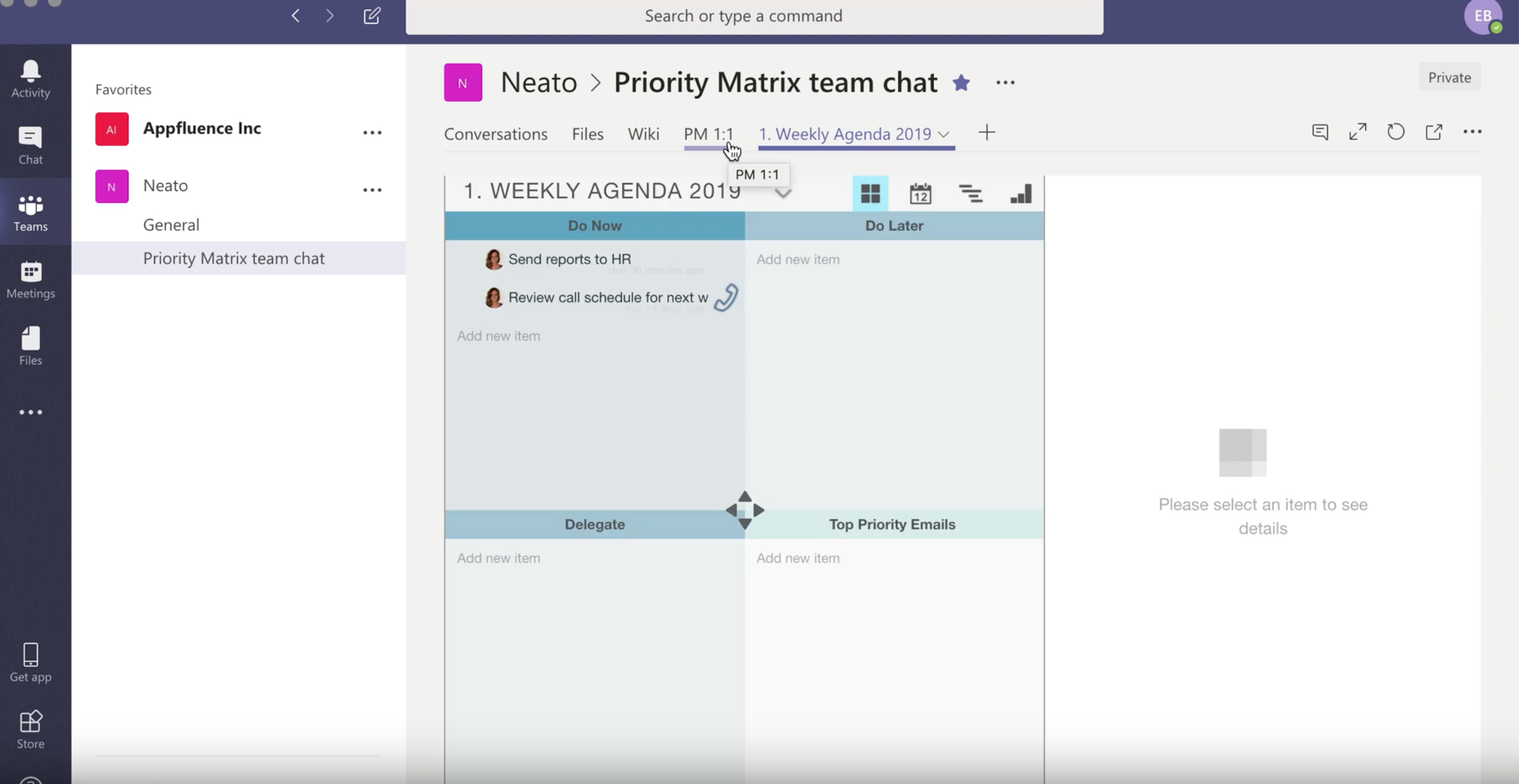 Project Management for Outlook 365 and Microsoft Teams