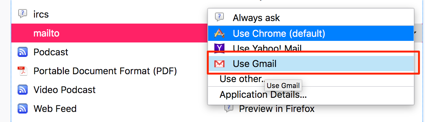 Set Gmail With Firefox As Your Default Mail Provider On Mac