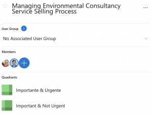 Adding project members in a Priority Matrix project