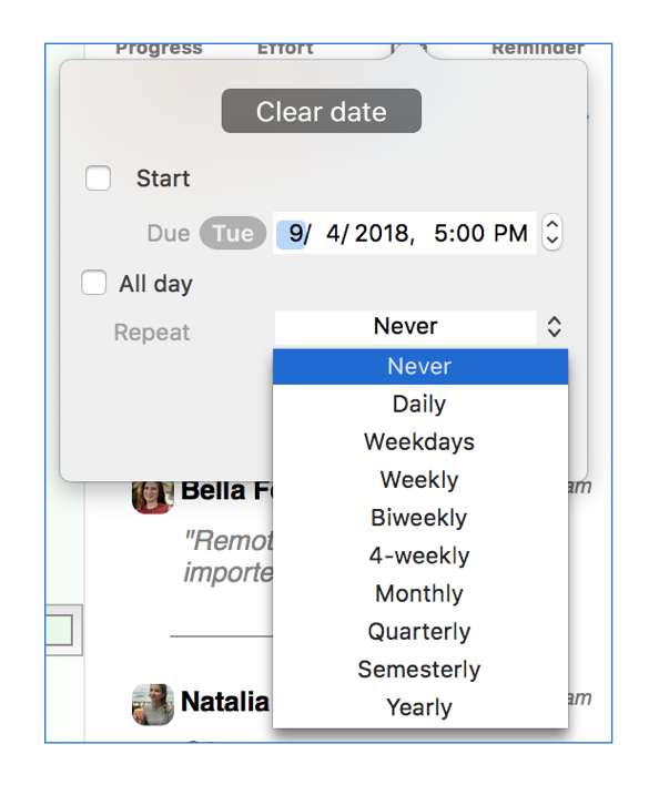 Working With Time in Priority Matrix by appfluence.com/productivity