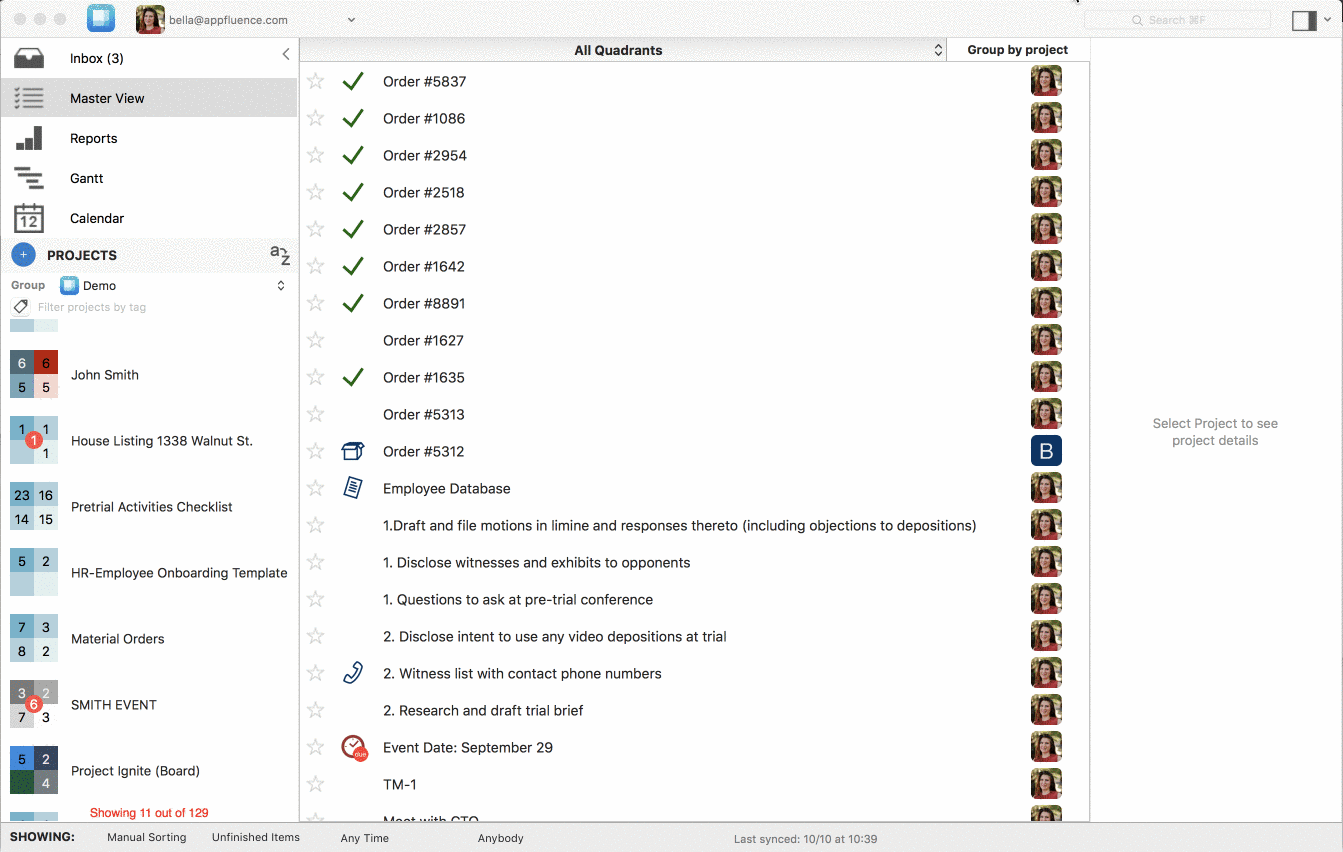 Top 6 Priority Matrix Features for Executive Assistants by appfluence.com/productivity