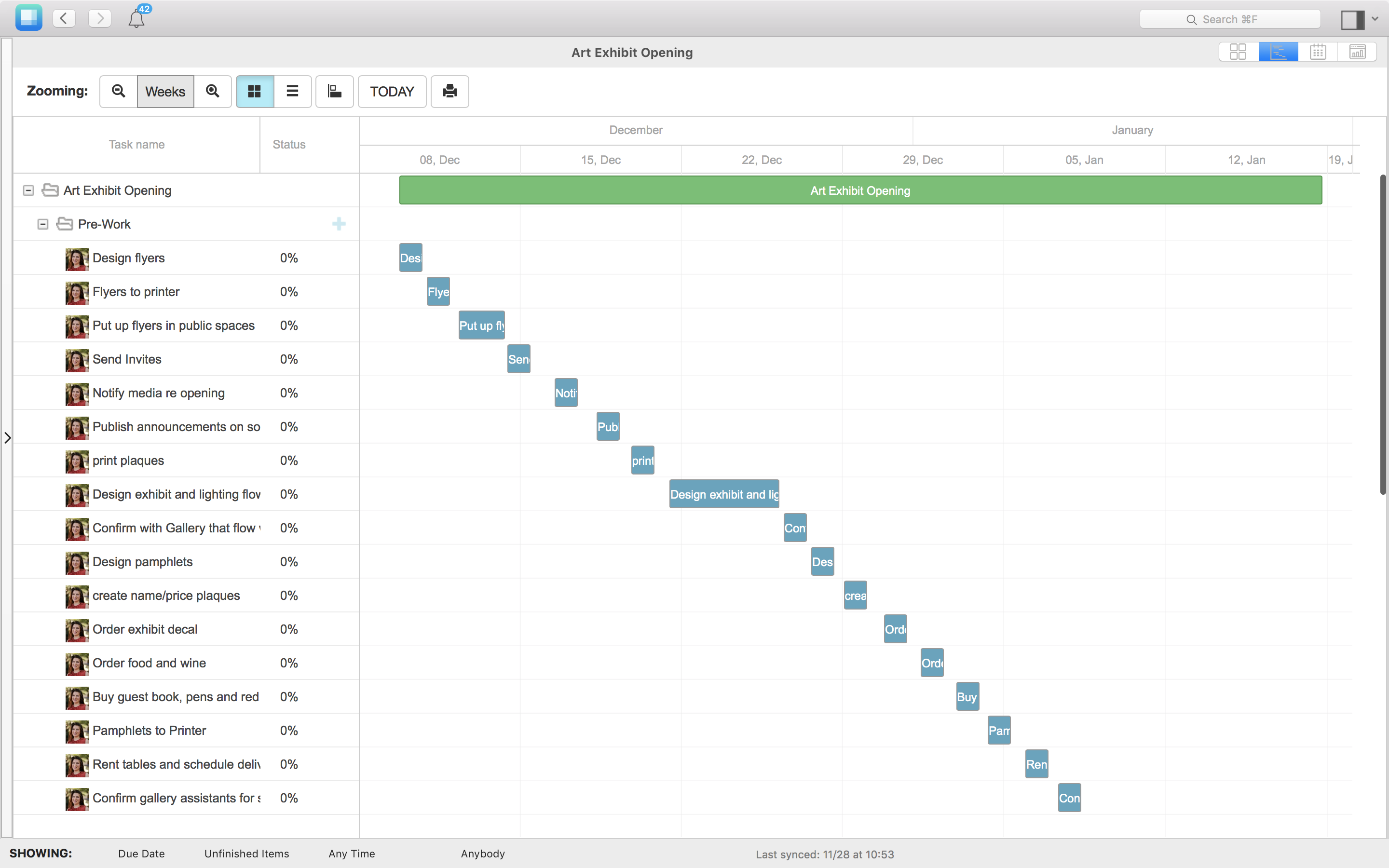 Managing Tight Deadlines with the Priority Matrix Gantt Chart by appfluence.com/productivity