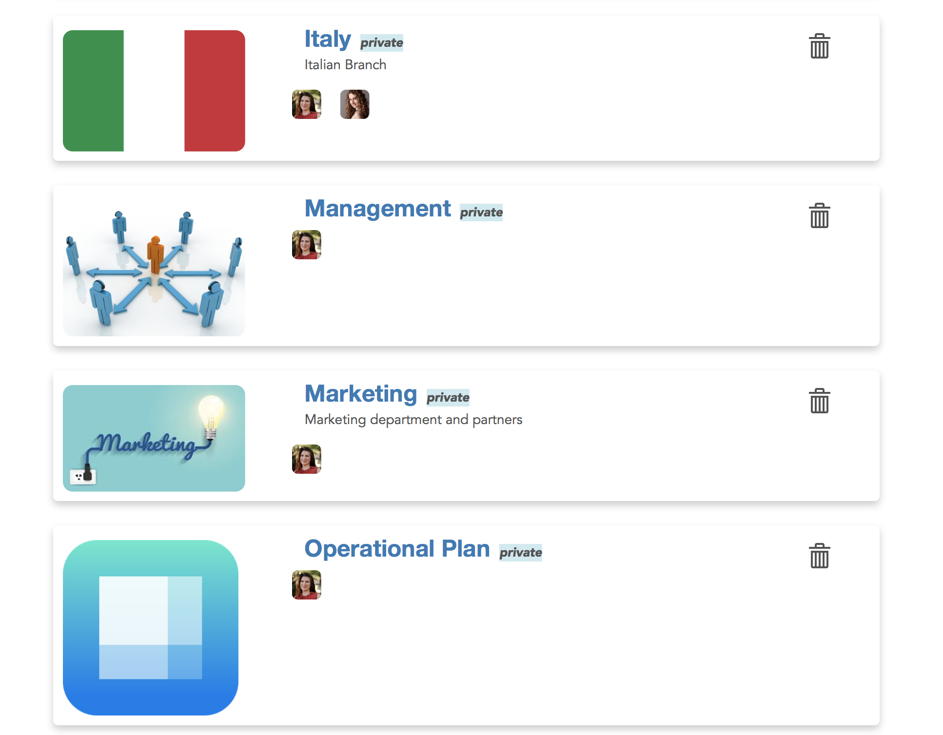 User Groups: Executive Oversight of Multiple Departments in a Company