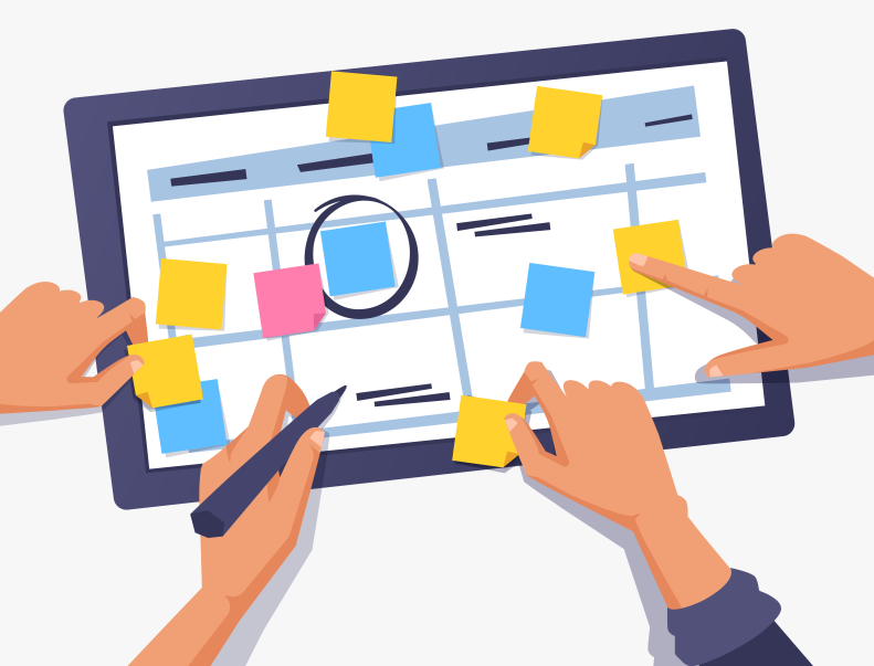 Calendar management illustration