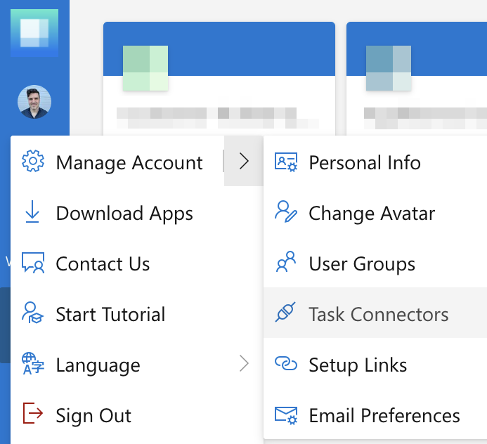 Priority Matrix task connectors